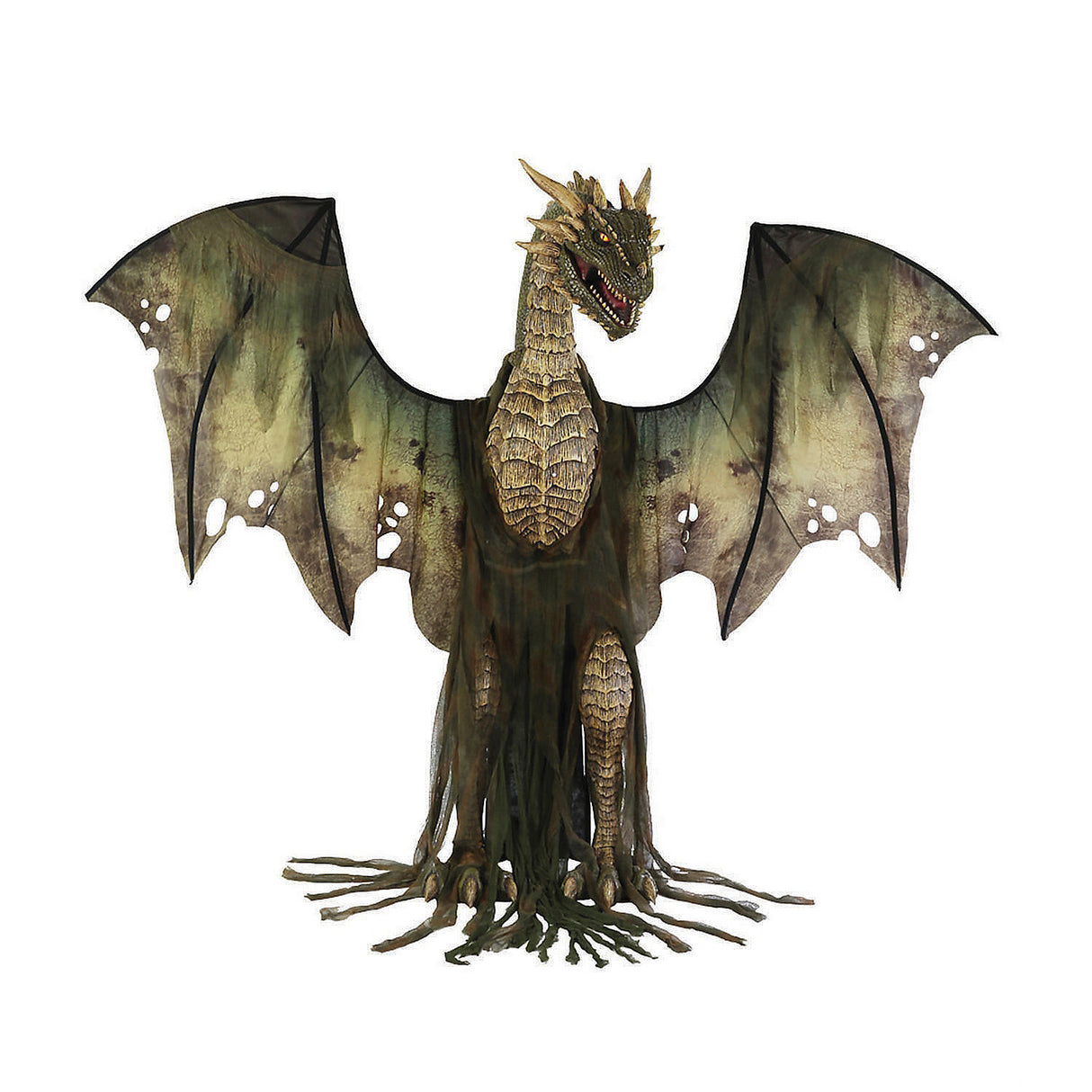 Animated Winter Forest Dragon for Halloween Decorations and Themed Events