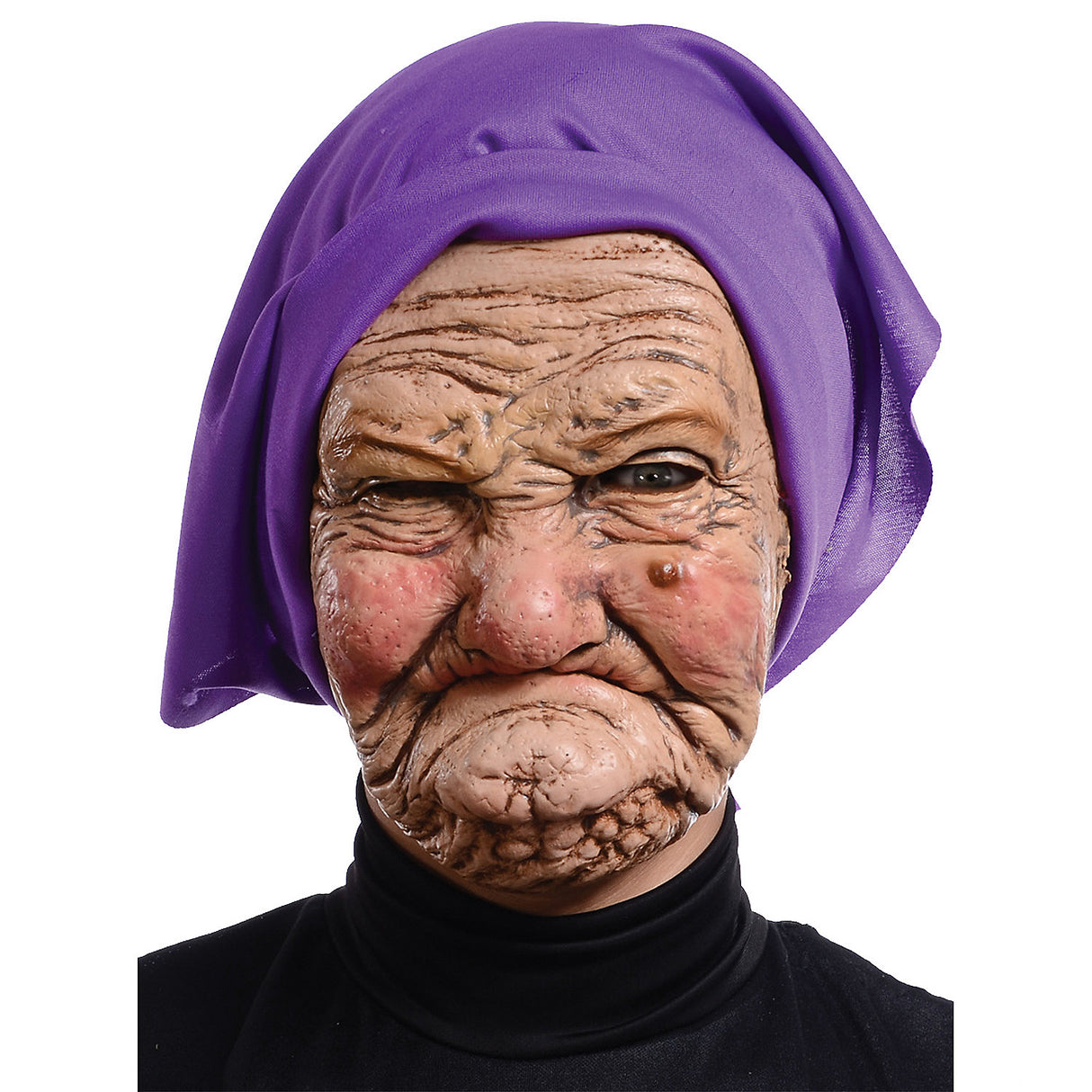 Authentic Granny Latex Mask for Halloween Parties Costume Events and Spooky Celebrations