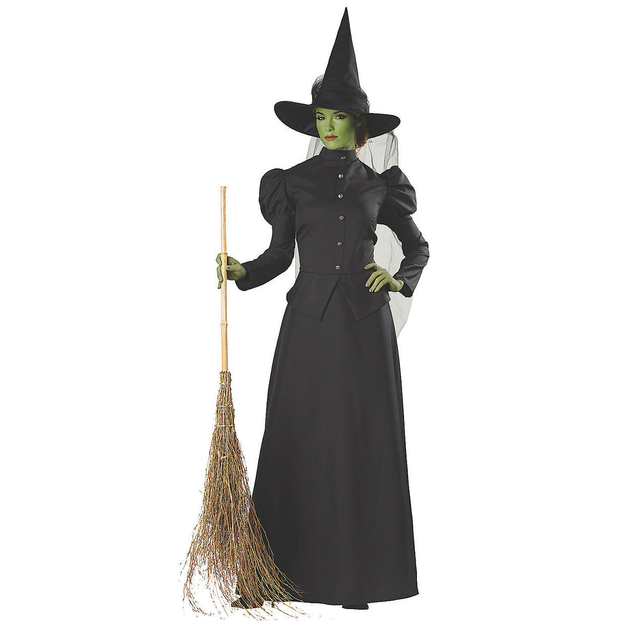 Classic Witch Deluxe Costume for Halloween Parties Themed Events and Dress Up Occasions