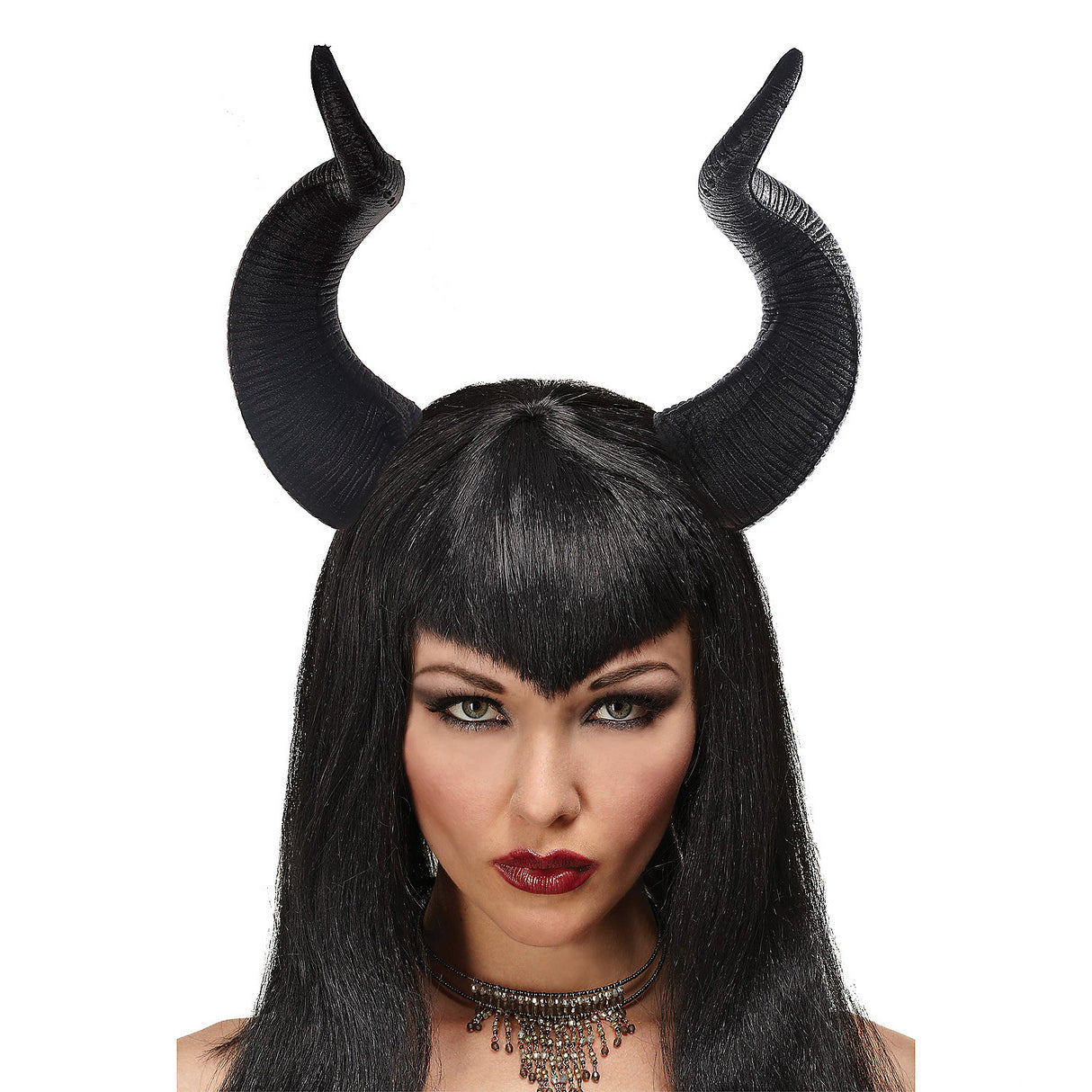 Enchanting Queen Ficent Horns for Magical Costumes Halloween Parties and Fairytale Events