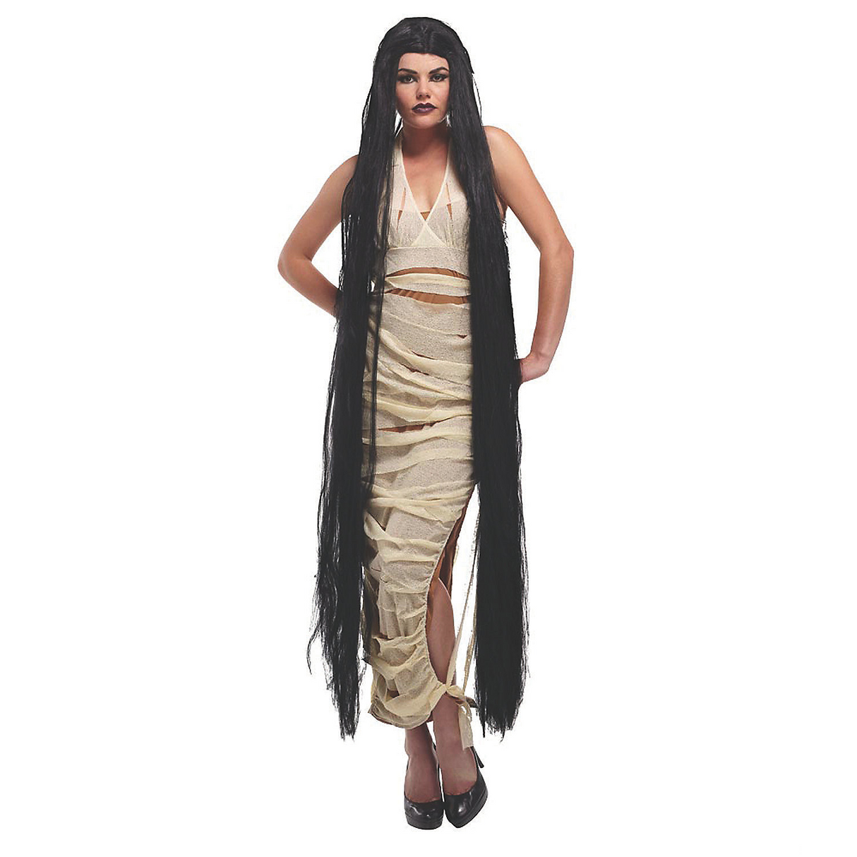 Long Black Wig