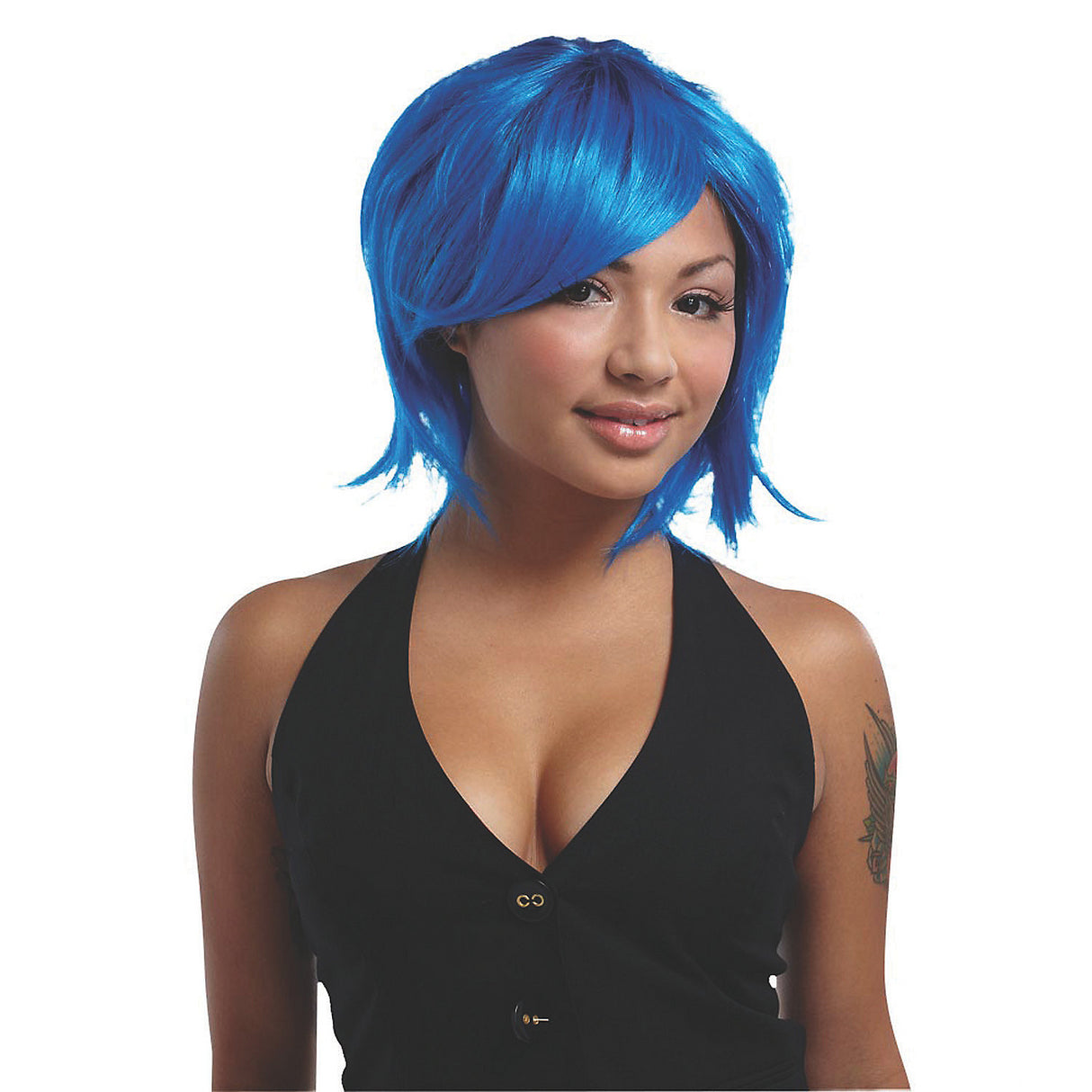 Premium Blue Shag Wig for Costume Parties Halloween Events and Creative Dress Ups