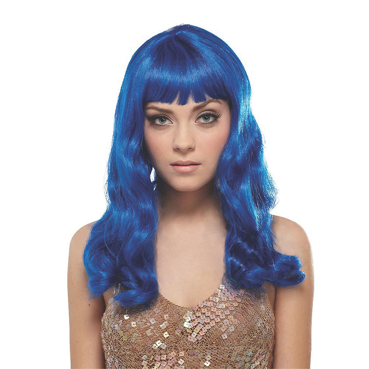 Versatile California Blue Wig for Halloween Parties Costume Events and Creative Dress Ups