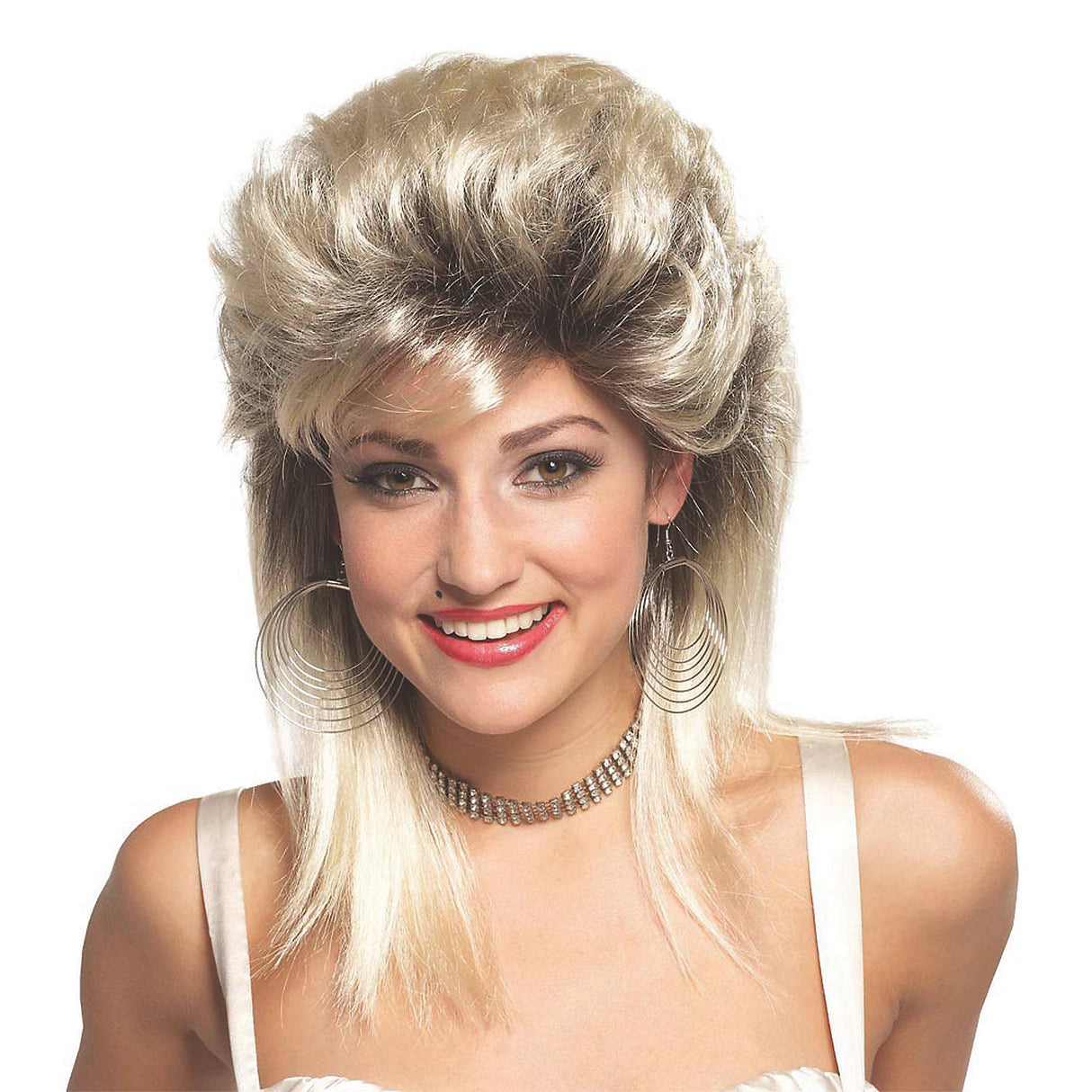 Transformative Rocker Wig for 80s Costume Parties Halloween and Themed Events