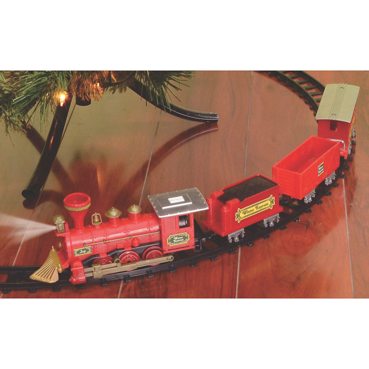 Festive Christmas Train Set for Holiday Decorations and Kid's Seasonal Fun