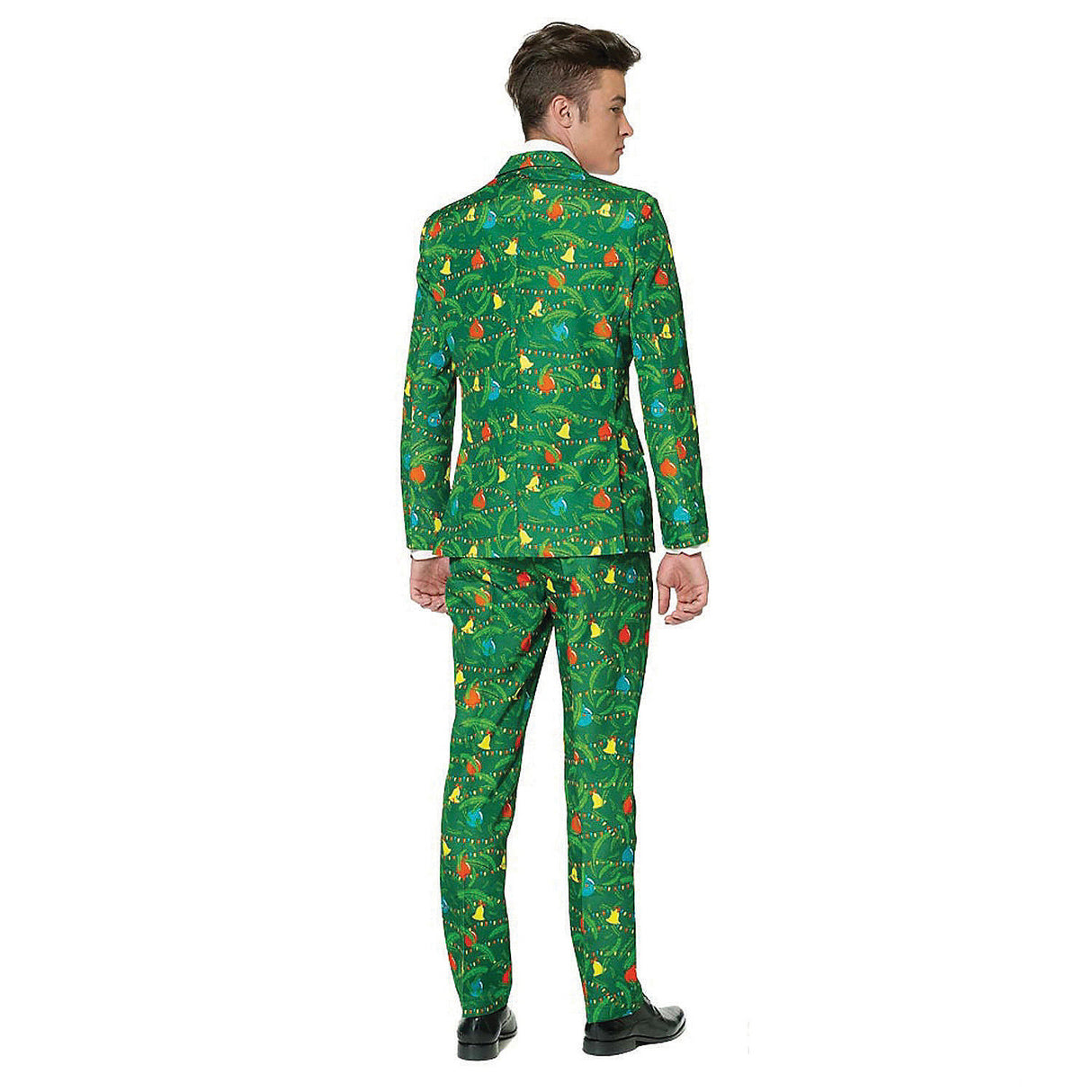 Novelty Christmas Tree Green Suit for Holiday Celebrations Halloween Parties and Festive Occasions
