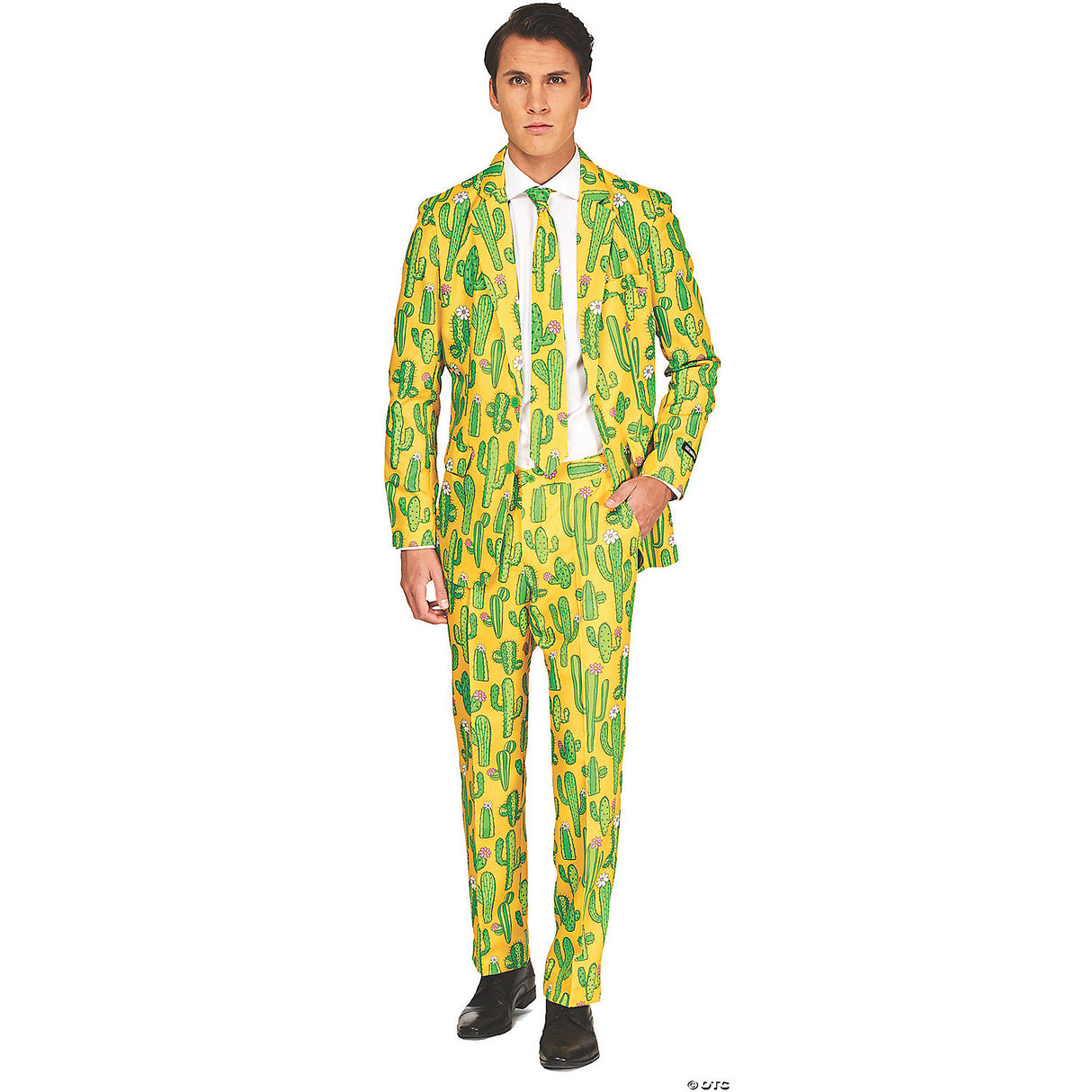 Sunny Yellow Cactus Adult Costume for Cinco de Mayo Quinceanera and Festive Parties