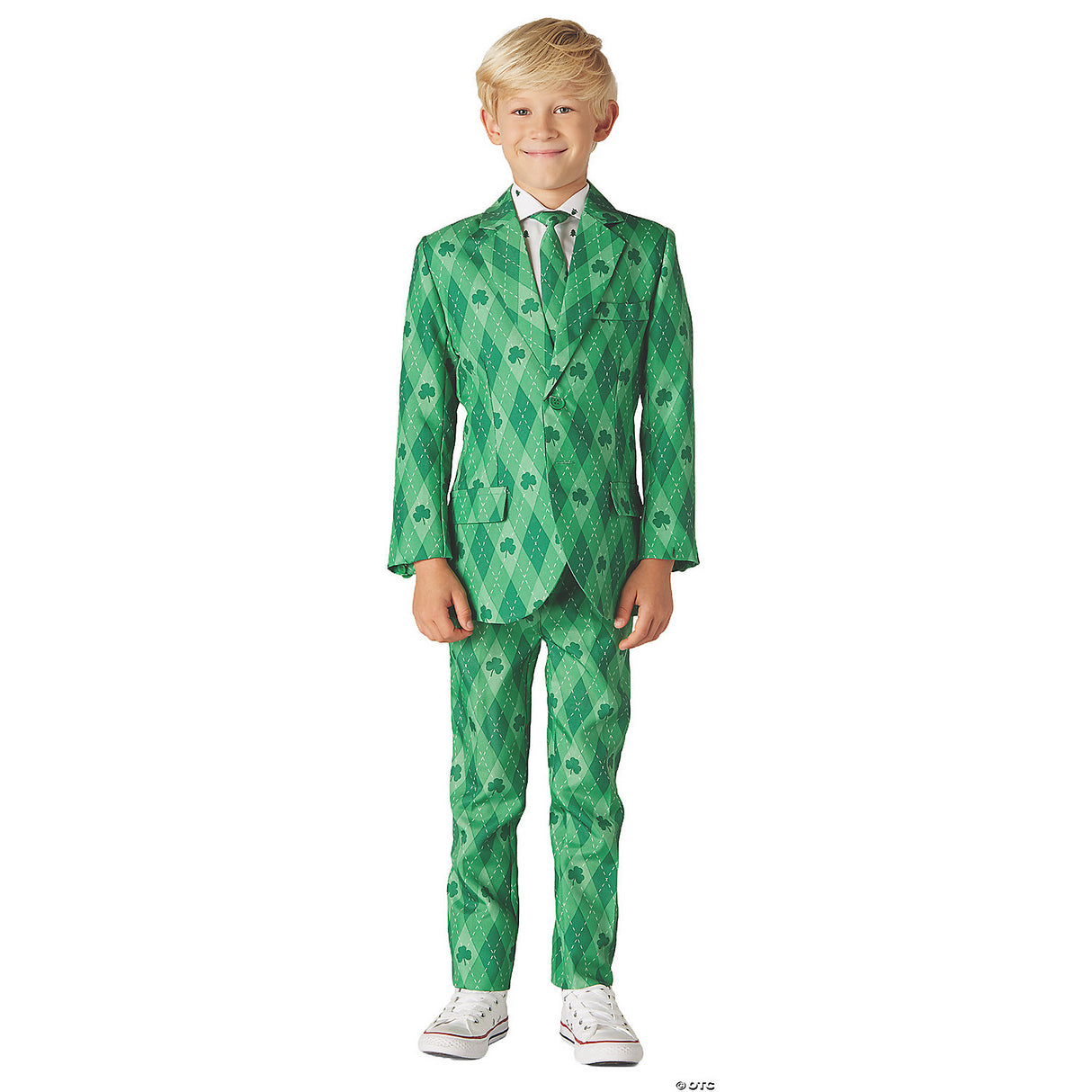 St Pats Green Boys Costume for St Patricks Day Parades Parties and Kids Themed Events