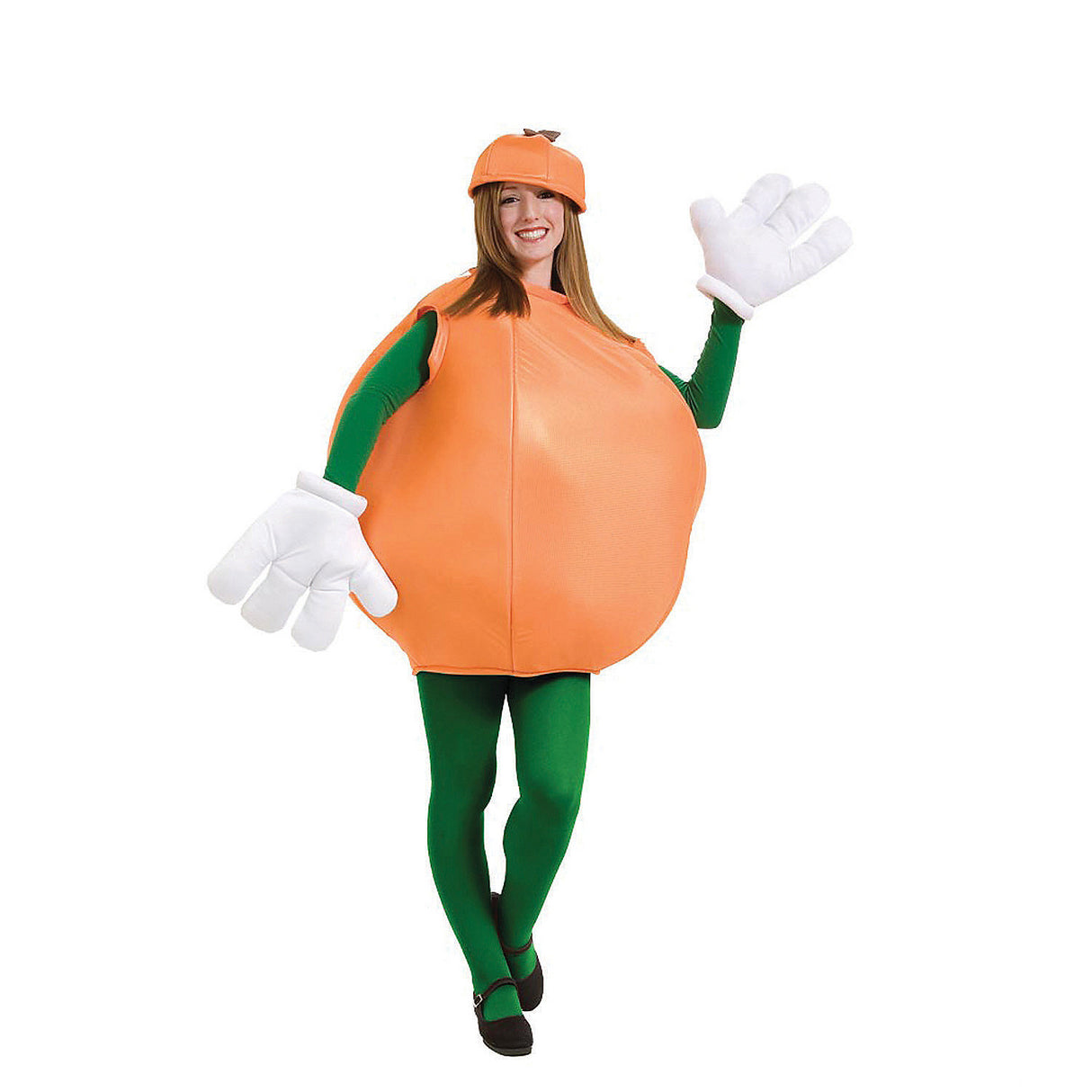 Funny Adult Orange Costume for Halloween Parties and Group Costumes