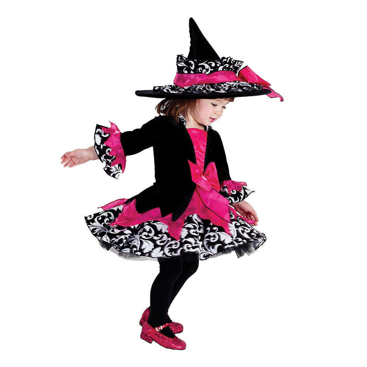 Adorable Toddler Janie The Witch Costume for Halloween Trick or Treating and Costume Parties