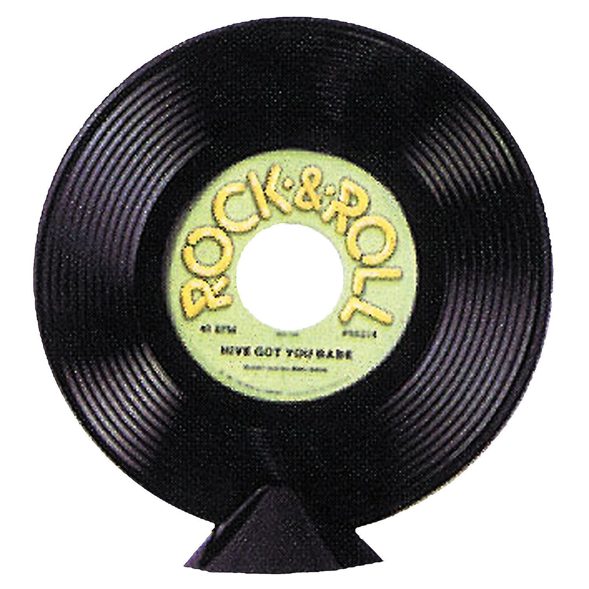 Classic 9 Inch Record Centerpiece for 1950s Theme Parties and Retro Celebrations