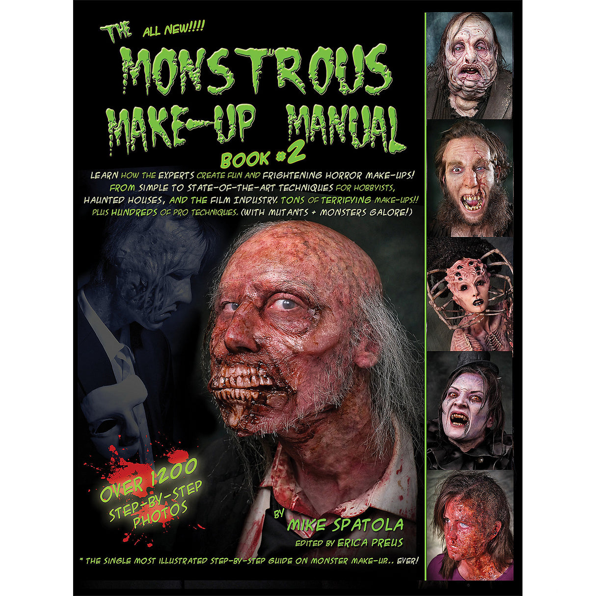Essential Monstrous Make Up Book for Halloween Costumes Special Effects Makeup and Theatrical Arts