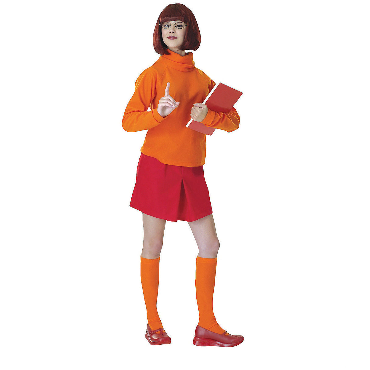 Classic Women's Velma Costume for Halloween Parties and Scooby-Doo Celebrations
