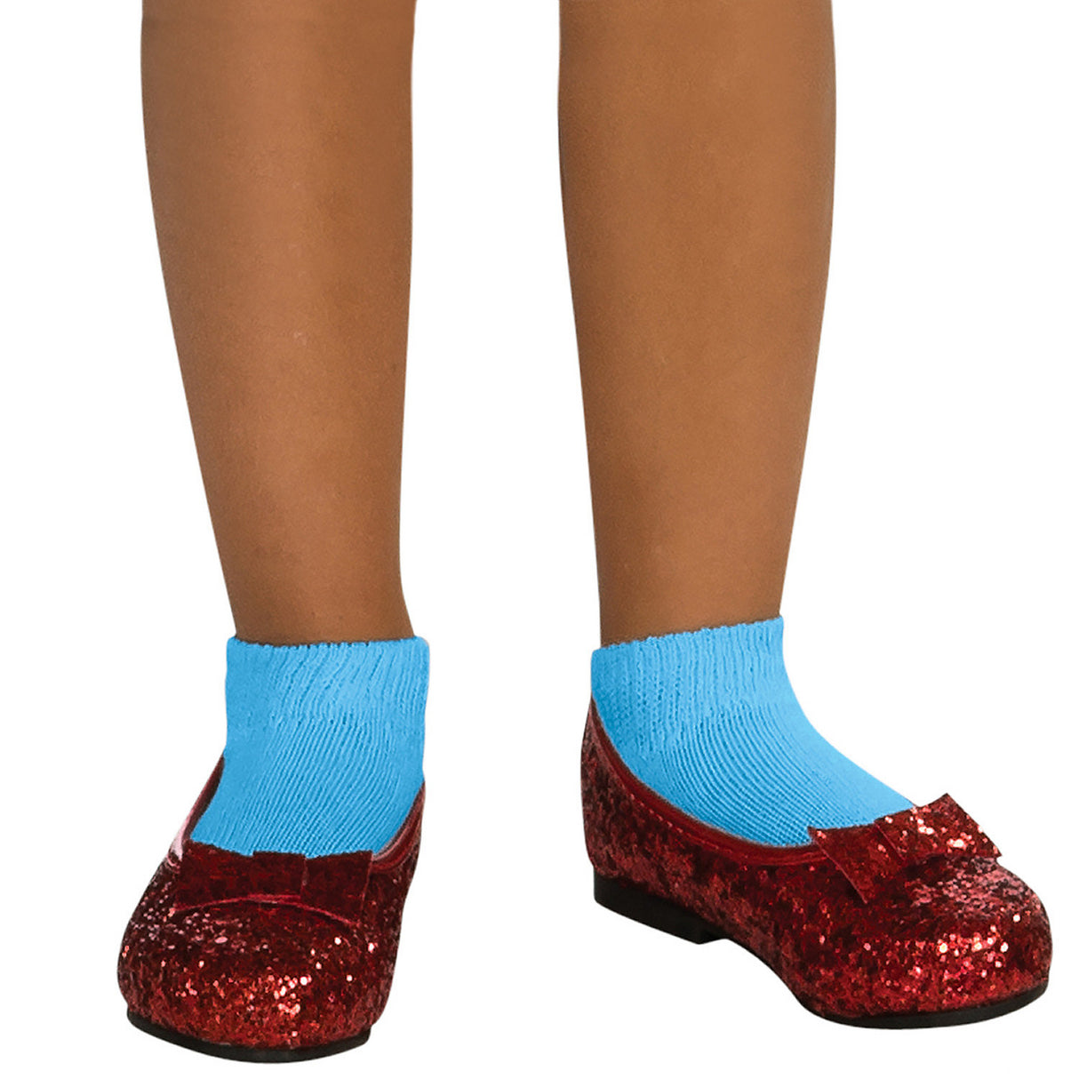 Girl's Dorothy Sequin Shoes for Halloween Dress Up and Themed Parties