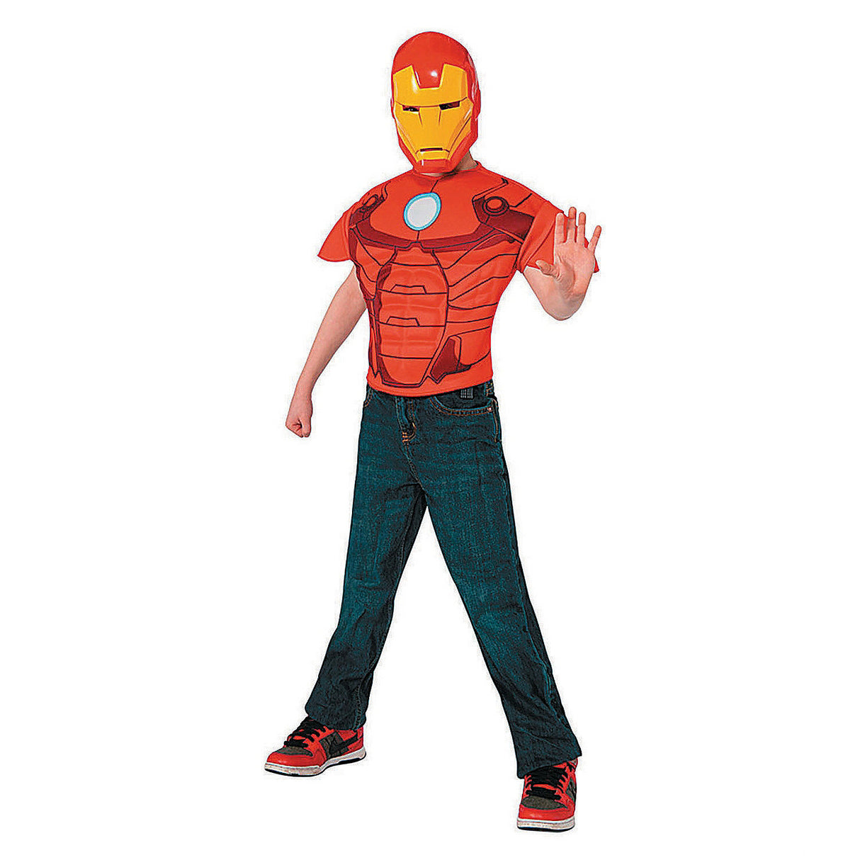 Easy Boy's Iron Man Costume for Halloween Trick or Treating and Marvel Superhero Adventures