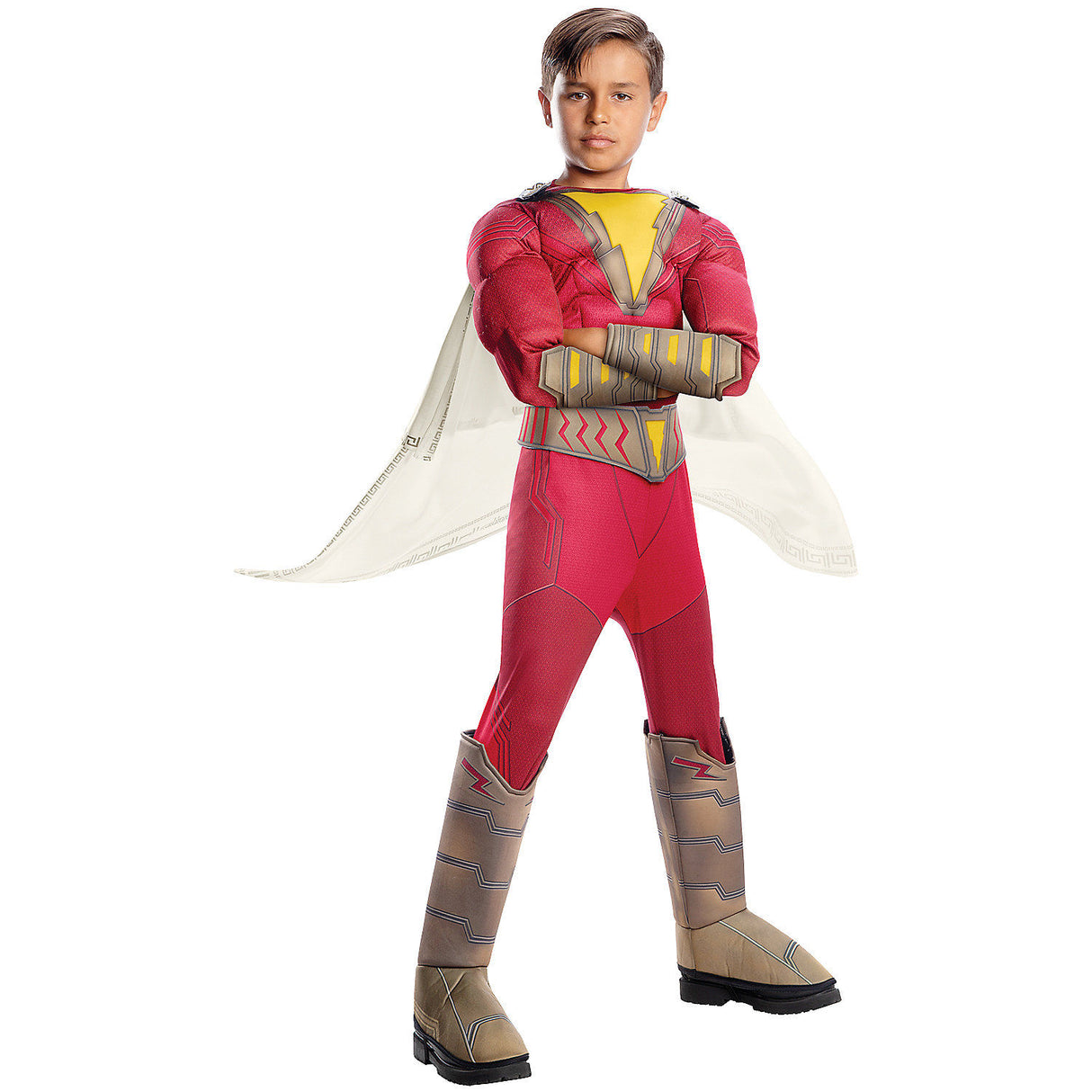 Shazam Deluxe Child Costume for Halloween Parties Dress-Up and Superhero Adventures