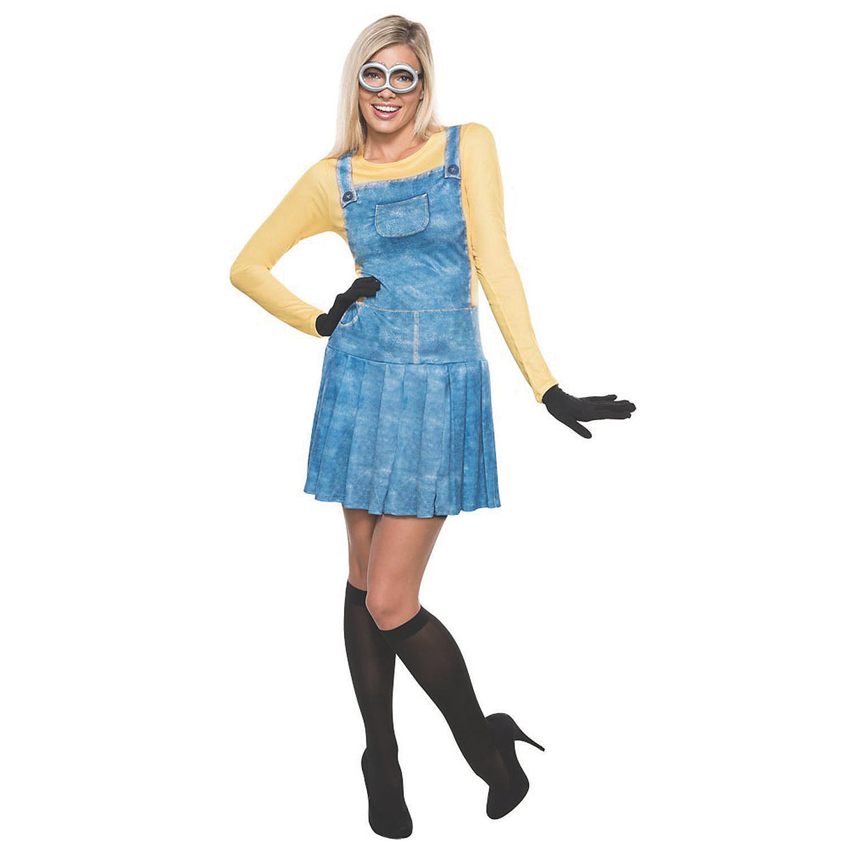Fun Women's Minion Costume for Halloween Parties Movie Nights and Themed Celebrations