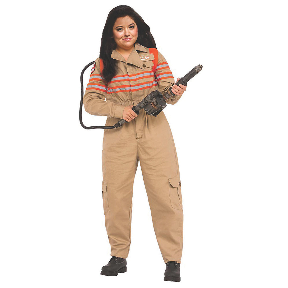 Women's Plus Size Ghostbusters Costume for Halloween Parties and Fun Movie Themed Events