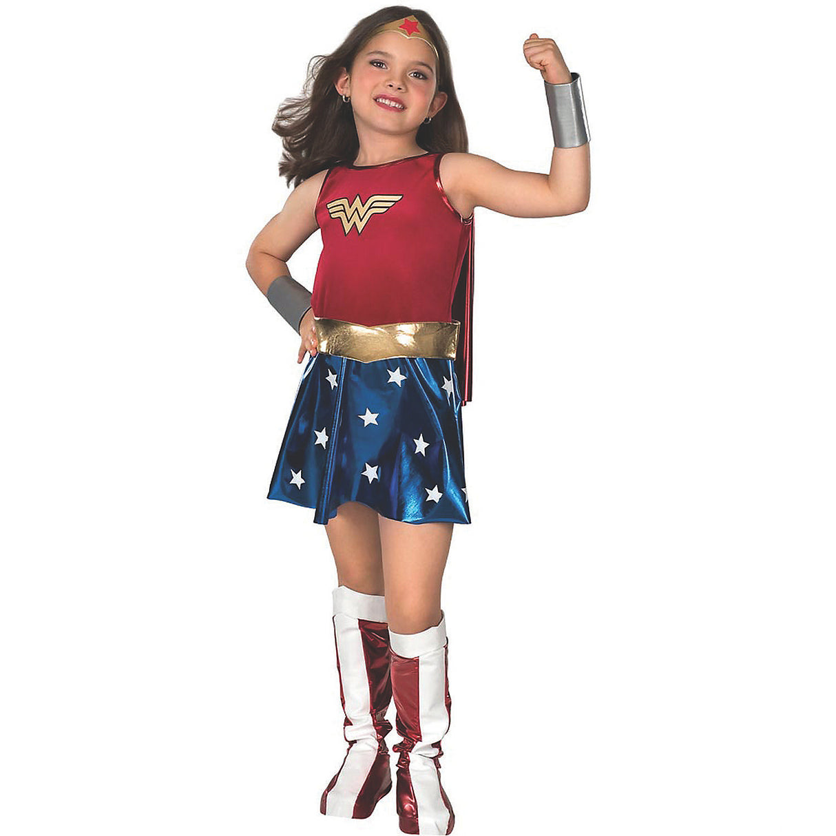 Girl's Wonder Woman Costume for Halloween Parties Dress-Up Events and Superhero Adventures