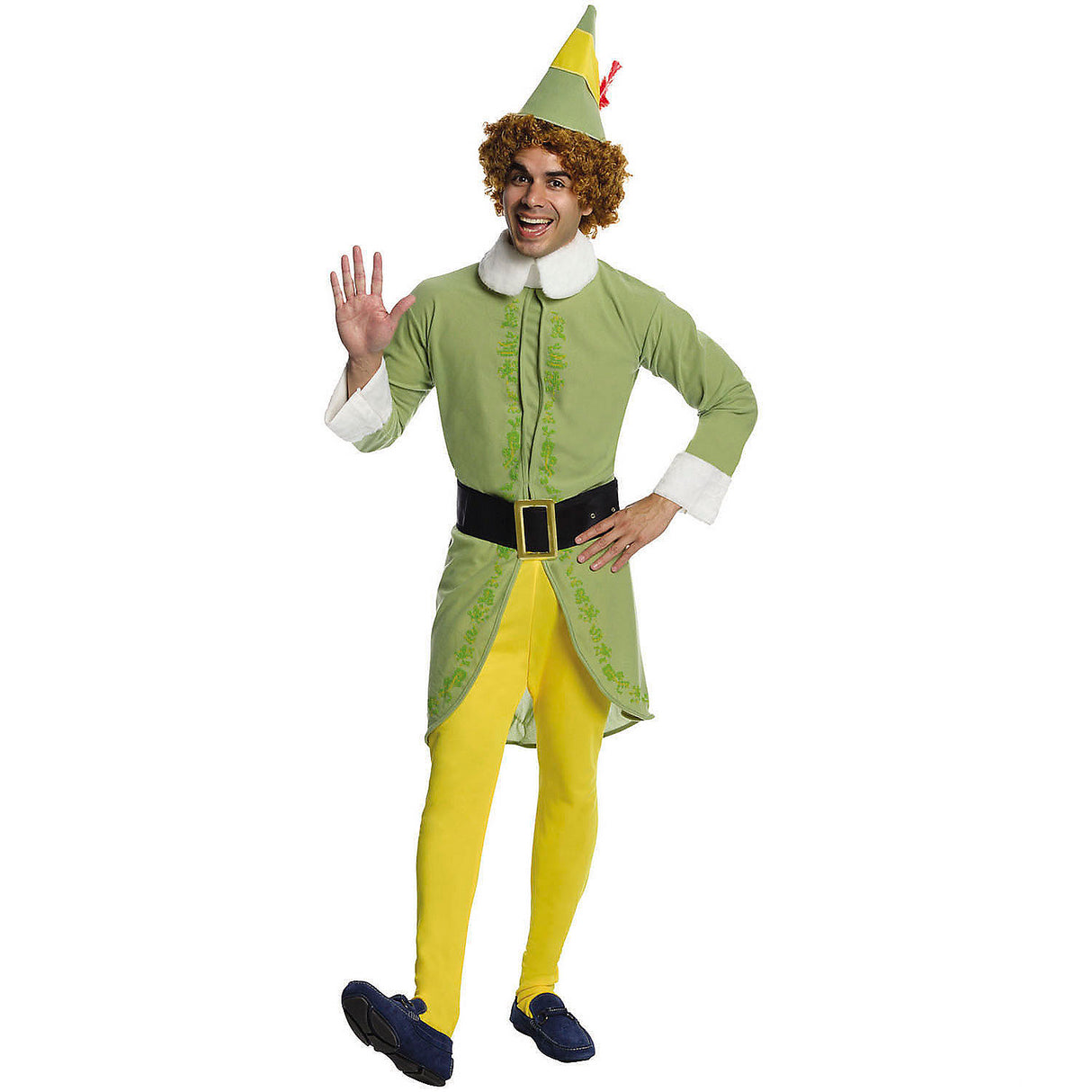 Buddy the Elf Adult Costume for Halloween Parties Christmas Events and Themed Celebrations