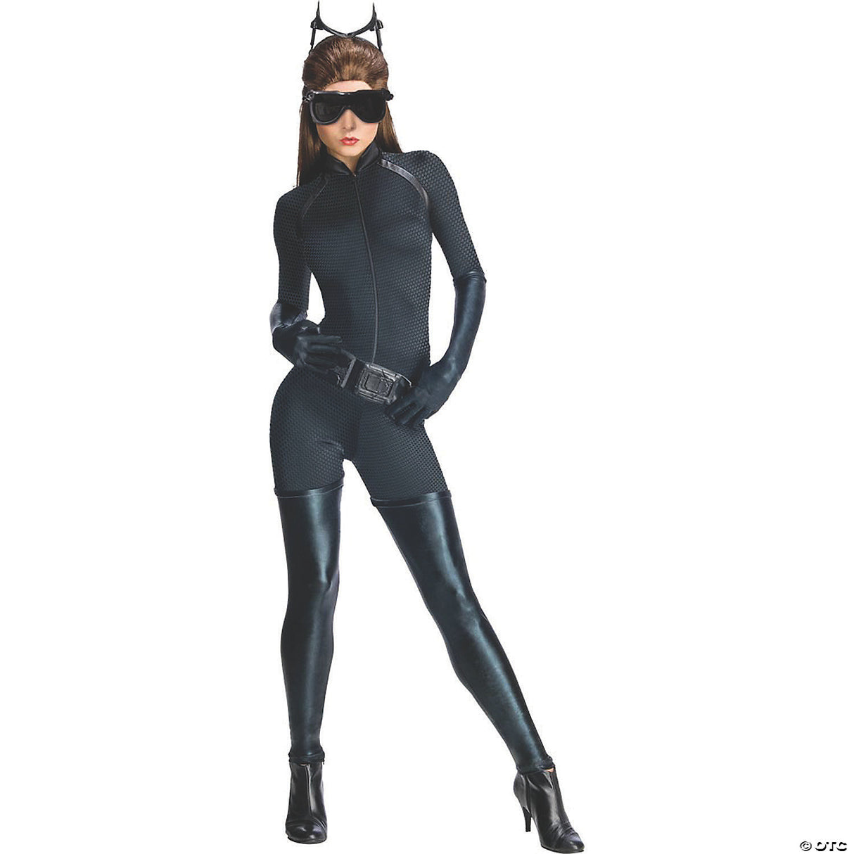 Elegant Women's Catwoman Costume for Halloween Parties and Themed Dress Up Events