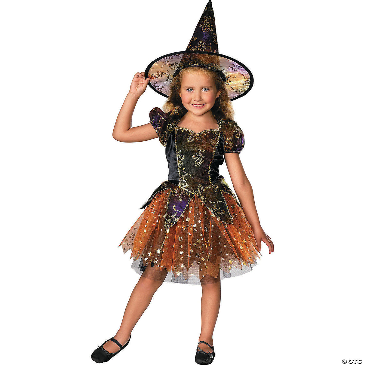 Elegant Witch Costume for Halloween Parties Trick or Treating and Dress Up Play