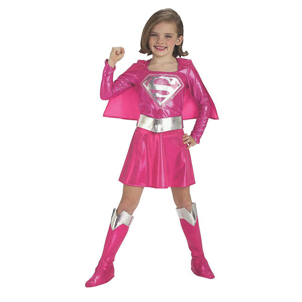 Girl's Supergirl Costume for Halloween Adventures Superhero Parties and Imaginative Play