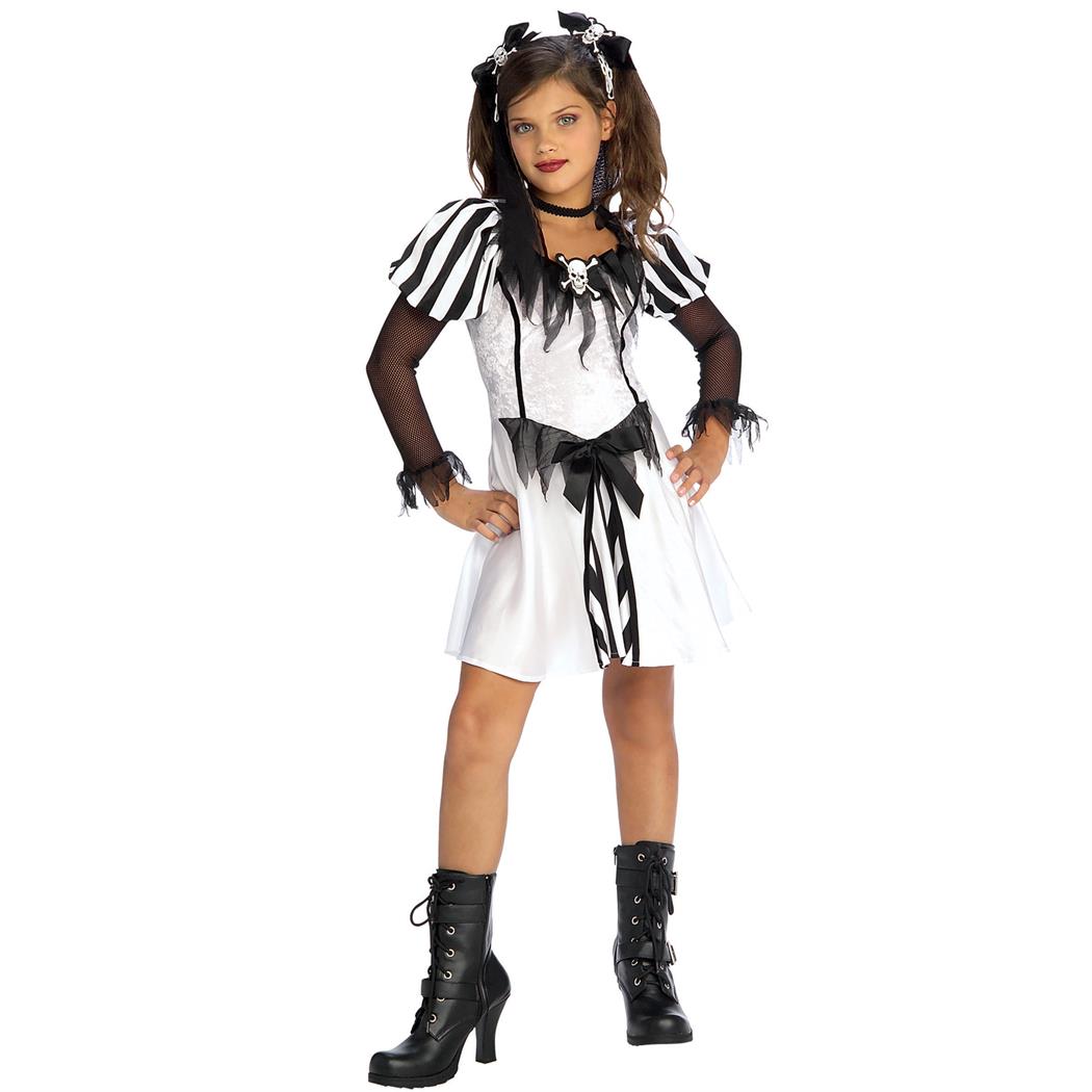 Fabulous Girl's Punky Pirate Costume for Halloween Trick or Treating and Dress Up Adventures