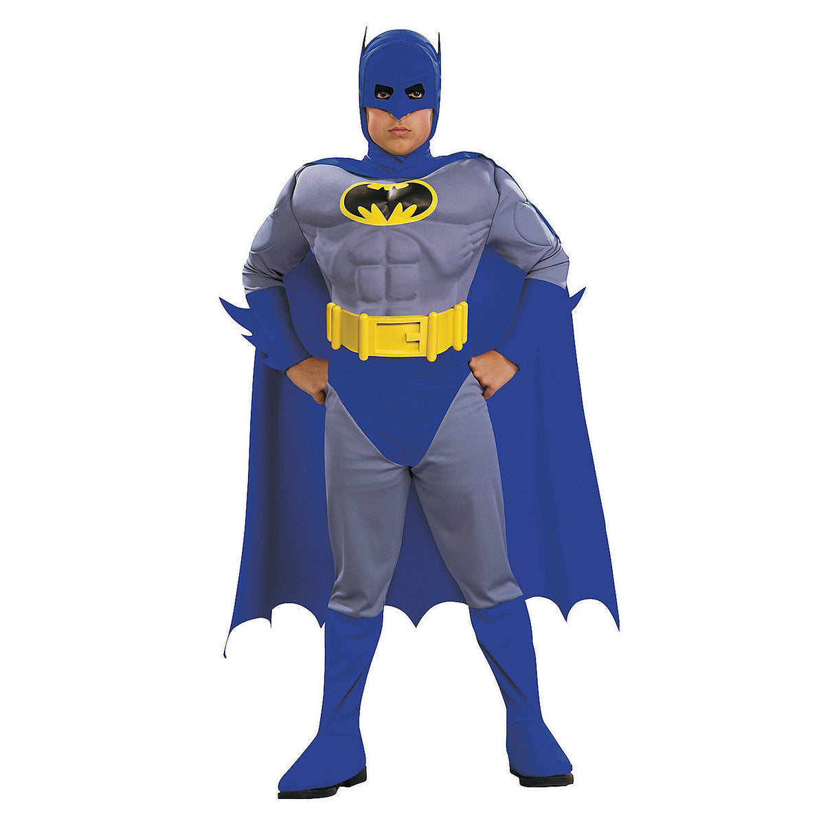 Batman Brave and Bold Costume for Kids Halloween Parties and Superhero Dress-Up Events