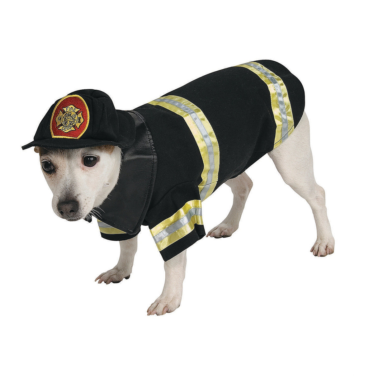 Firefighter Costume for Pets Ideal for Halloween Parties and Fun Events