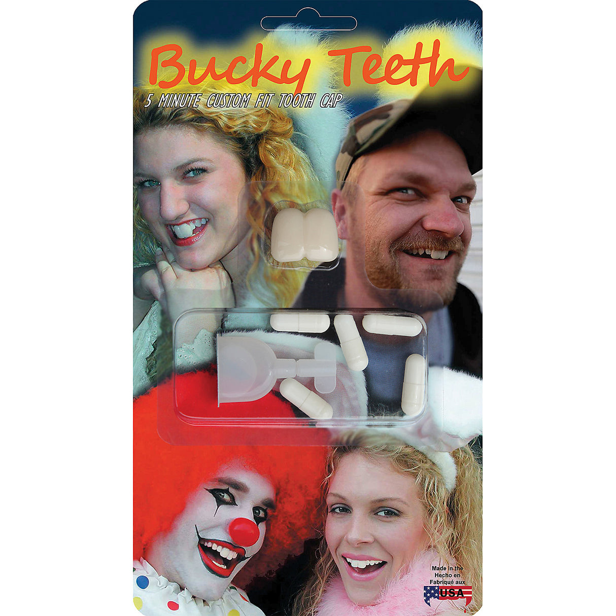 Realistic Bucky Tooth for Costumes Theatrical Performances and Halloween Fun