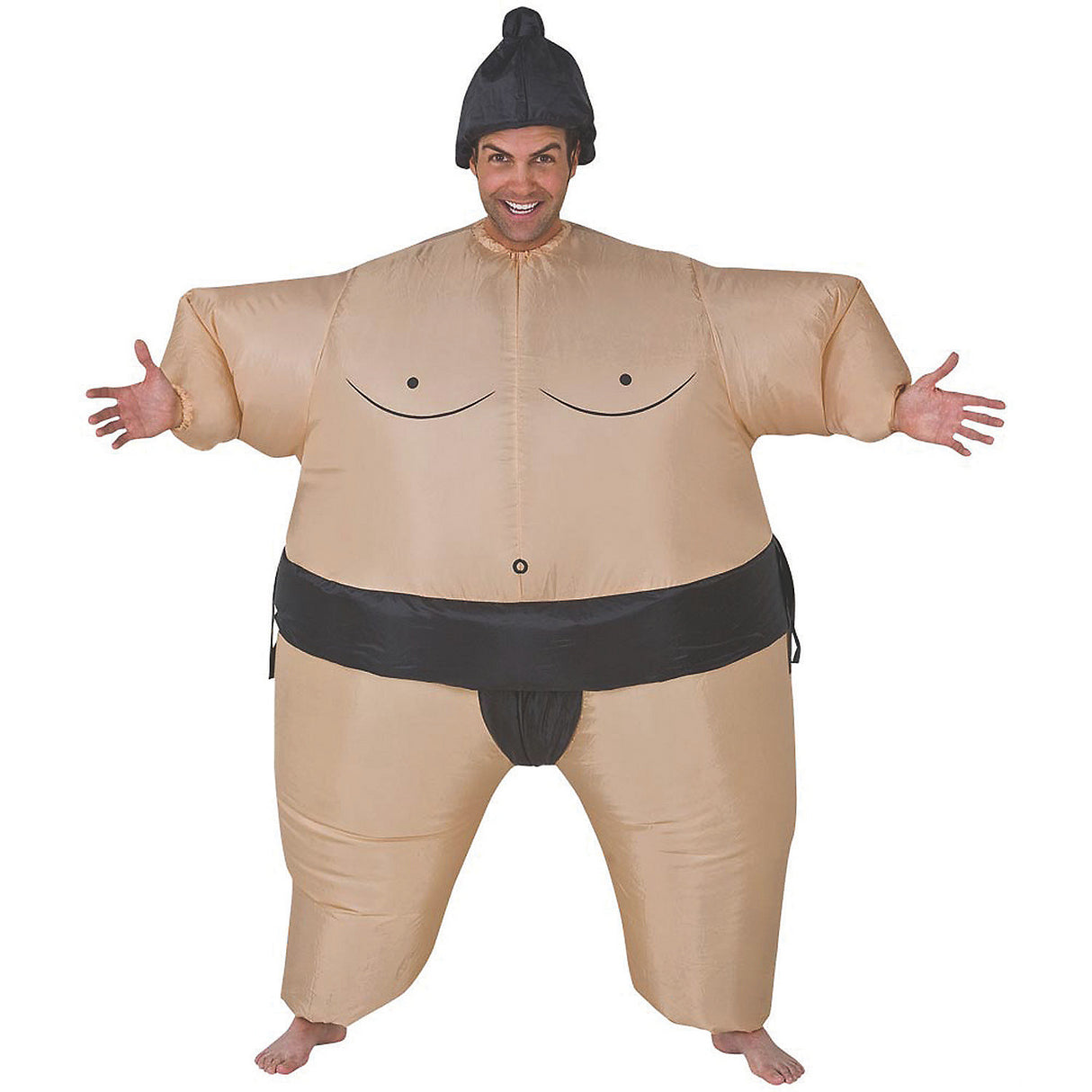Hilarious Sumo Wrestler Inflatable Costume for Fun Halloween Events and Costume Parties