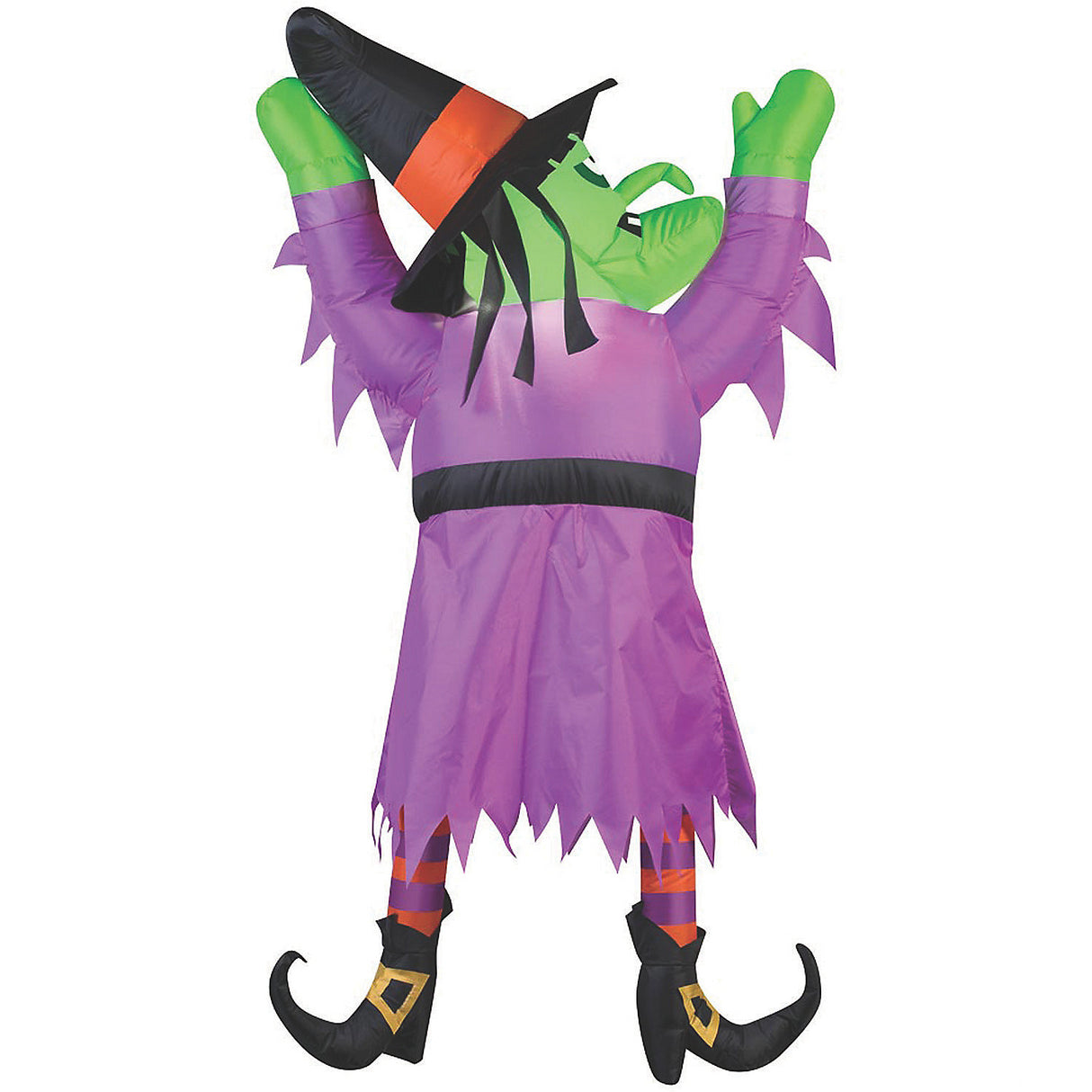 Charming Airblown Witch Hanging Decoration for Outdoor Halloween Festivities and Haunted House Displays