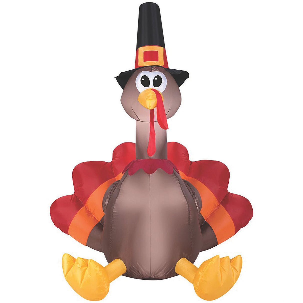 Airblown Happy Turkey Day Decoration for Thanksgiving Festivities and Outdoor Events