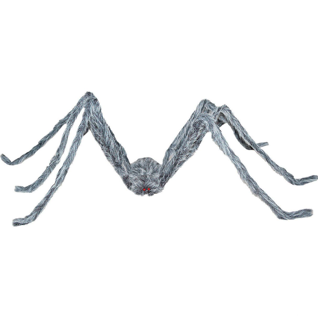 Giant Gray Spider Prop for Halloween Parties Spooky Decorations and Haunted House Displays