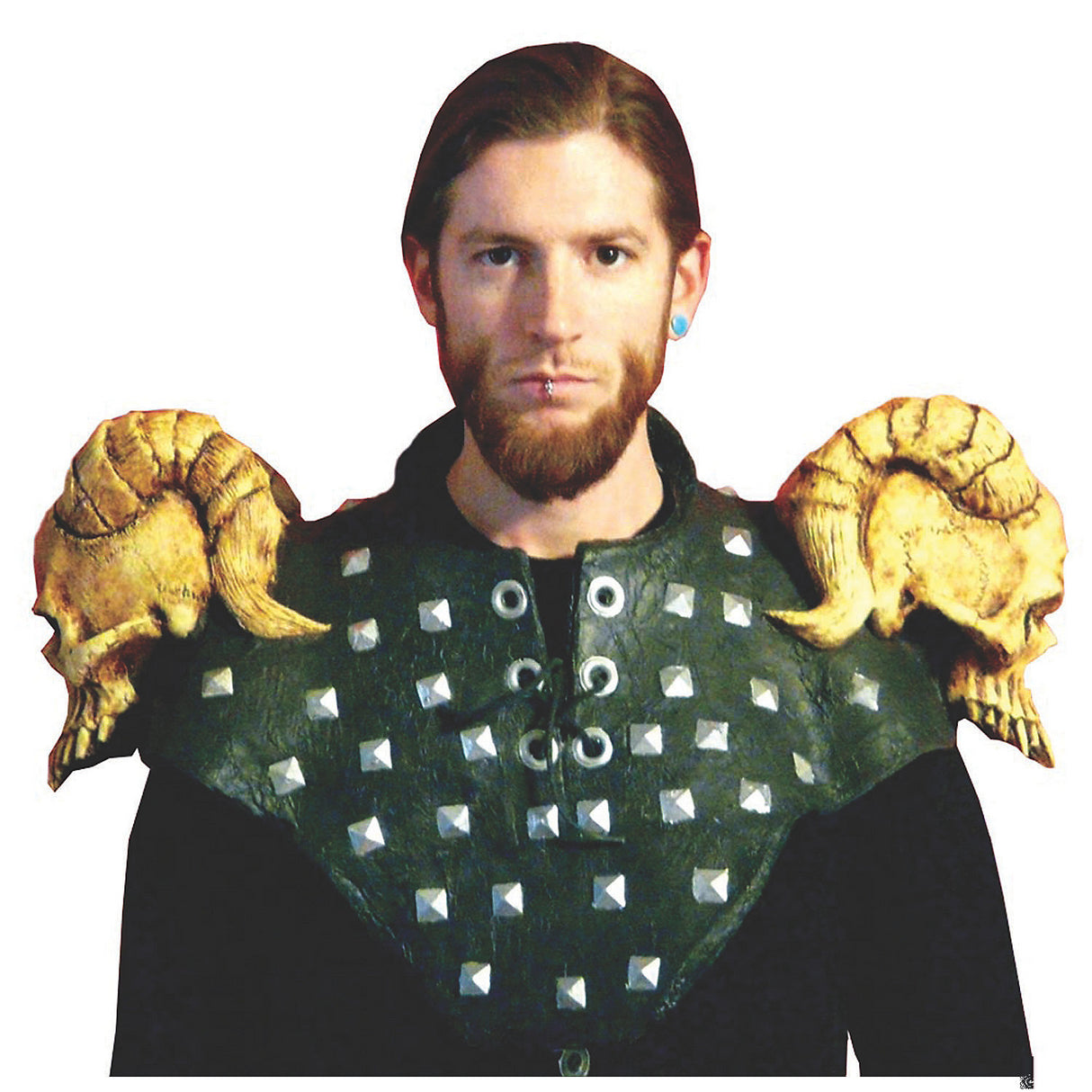 Gothic Skull Collar for Halloween Costumes and Spooky Themed Events