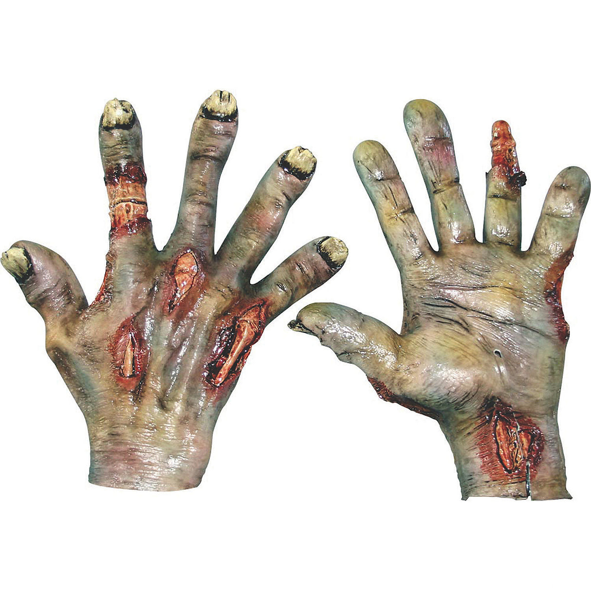 Authentic Rotted Zombie Hands for Halloween Parties Themed Events and Cosplay Costumes