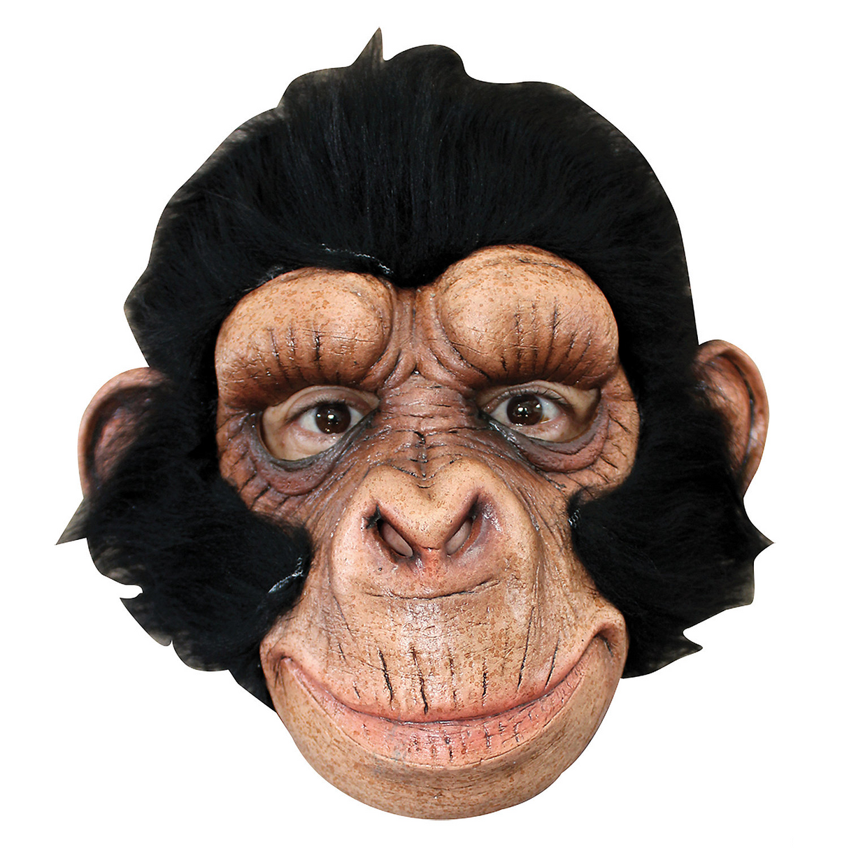 Authentic Chimp George Latex Mask for Halloween Parties and Primate Costume Events