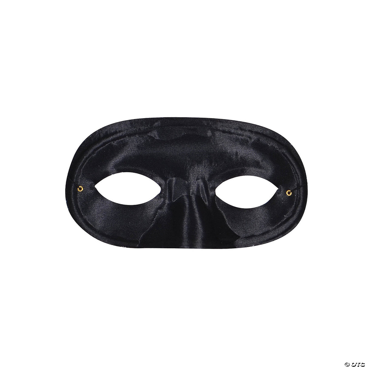 Satin Half Domino Black Mask for Costumes Halloween Parties and Themed Events