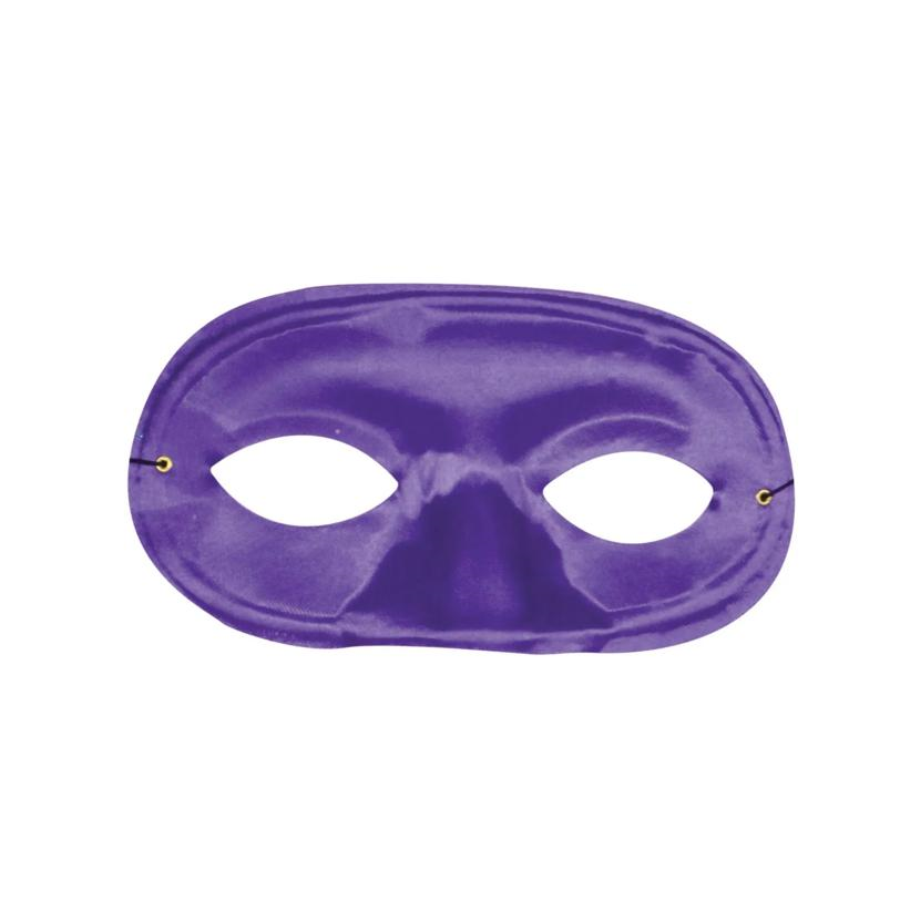 Half Domino Purple Mask