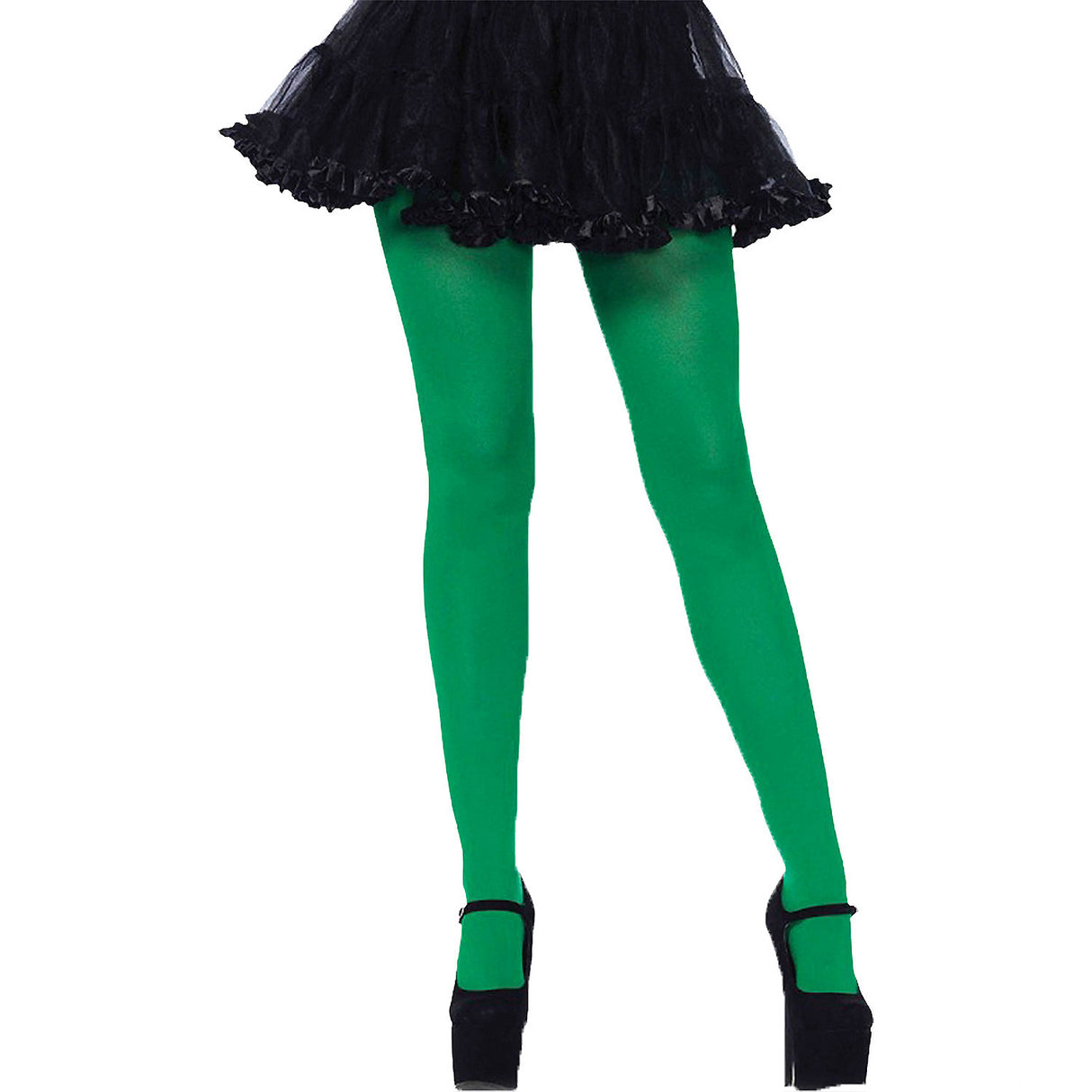 Durable Adult Nylon Green Tights for Costumes Parties and Everyday Wear