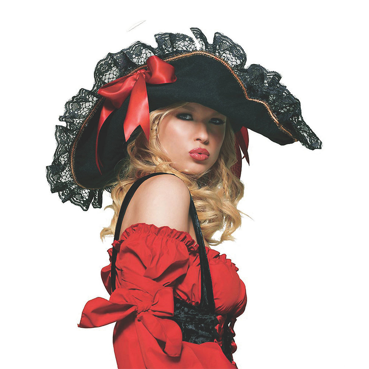 Stylish Pirate Vixen Hat for Halloween Parties and Themed Costume Events