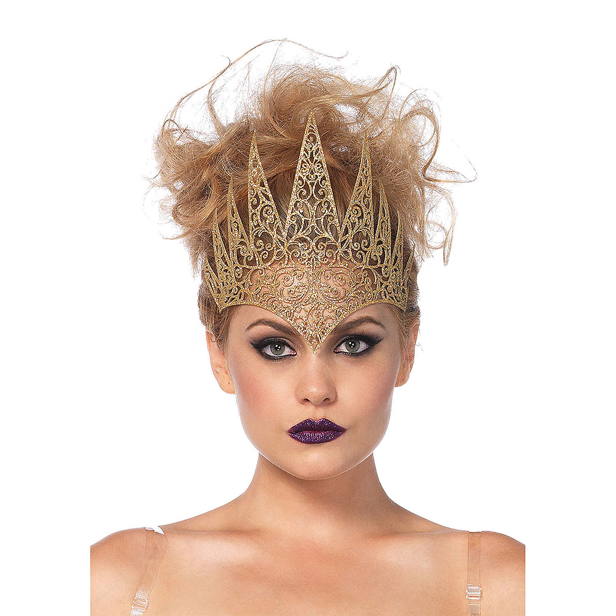 Die Cut Gold Crown Hat for Costume Parties Festivals and Themed Celebrations