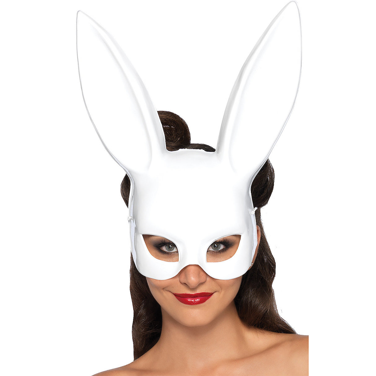 Premium Rabbit Face Mask for Masquerade Parties and Storybook Events