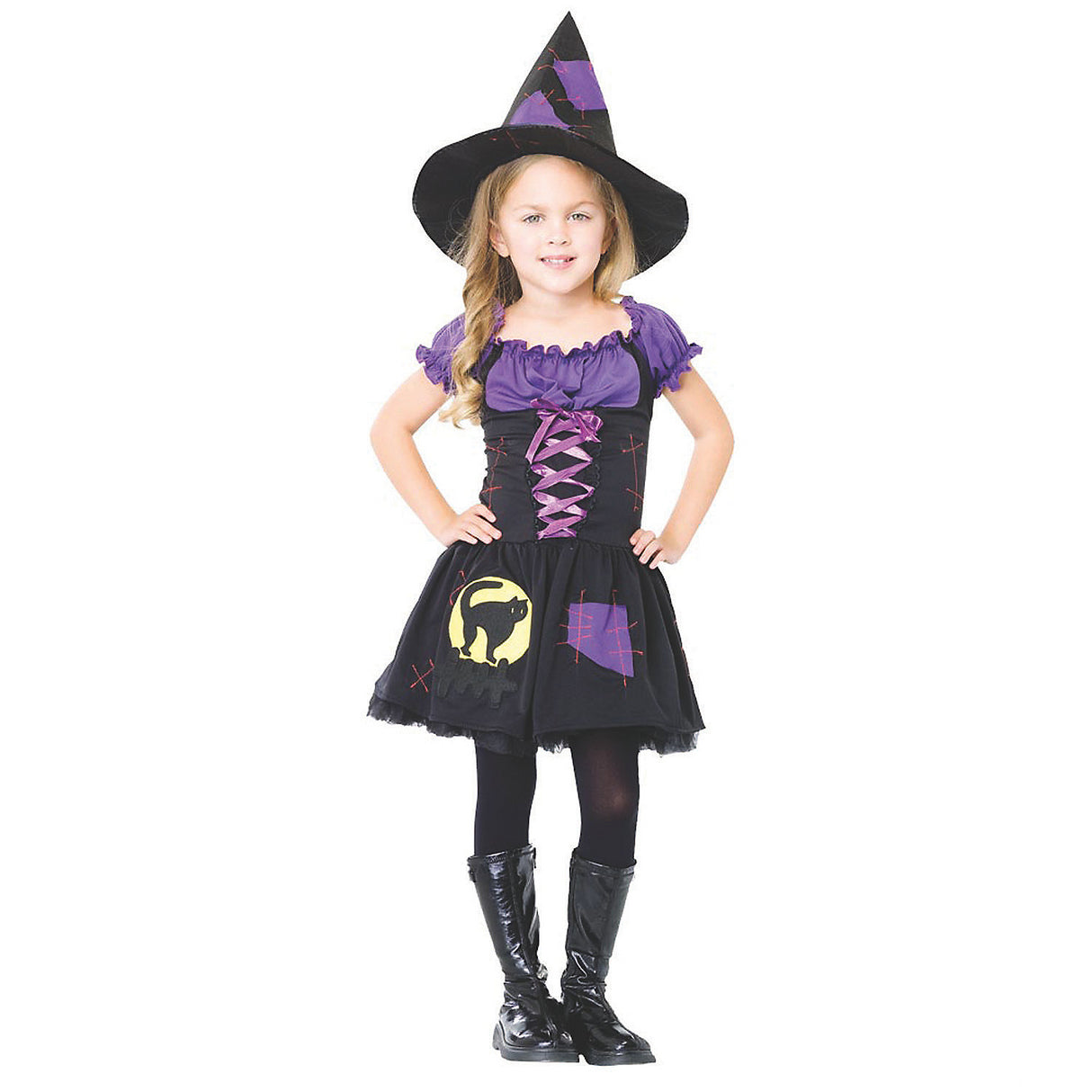 Enchanting Girl's Witch Costume for Halloween Parties Themed Events and Dress Up Fun