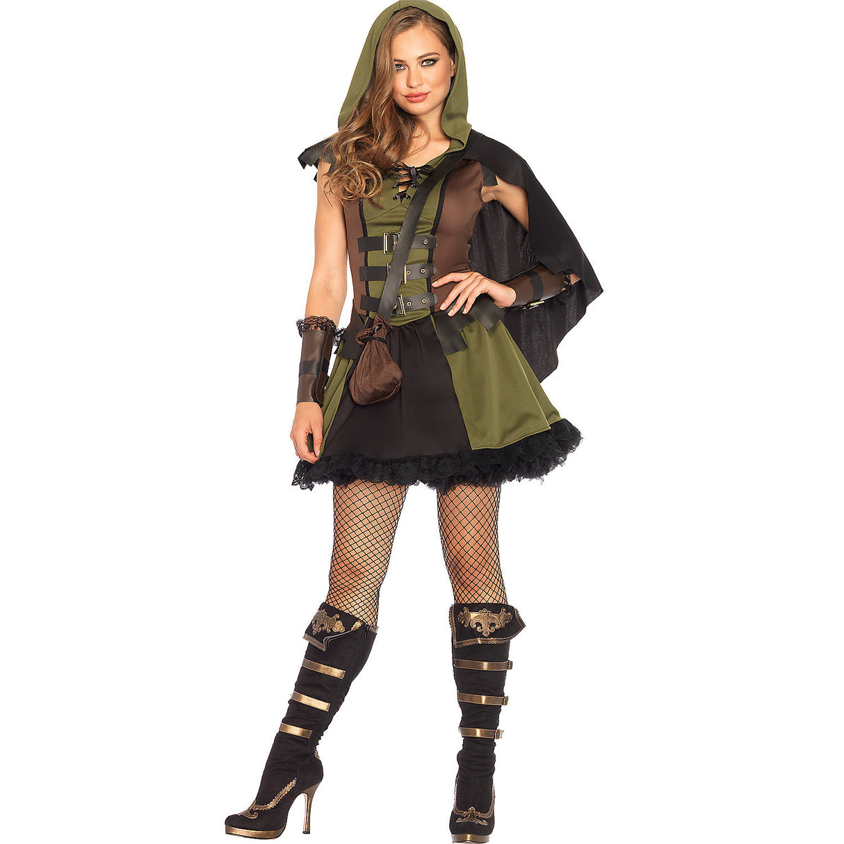 Women's Robin Hood Costume for Halloween Parties Dress Up Events and Themed Celebrations