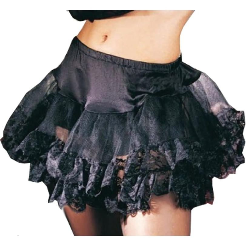 Petticoat Black Lace Bottom