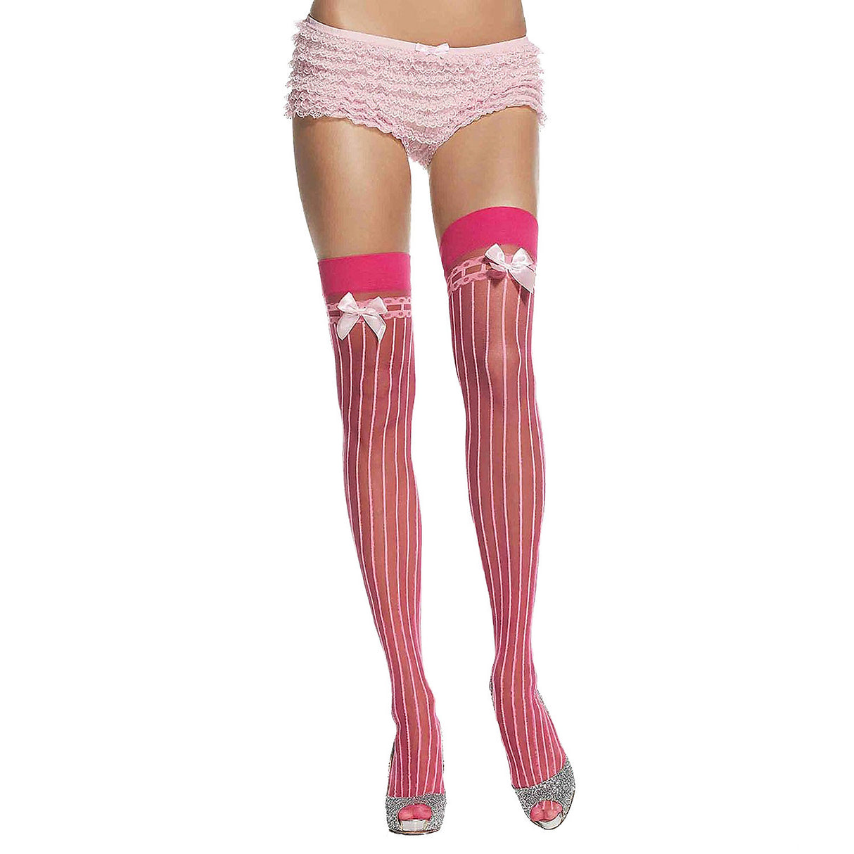 Stylish Plus Size Lycra Sheer Stockings for Halloween Costumes and Themed Parties