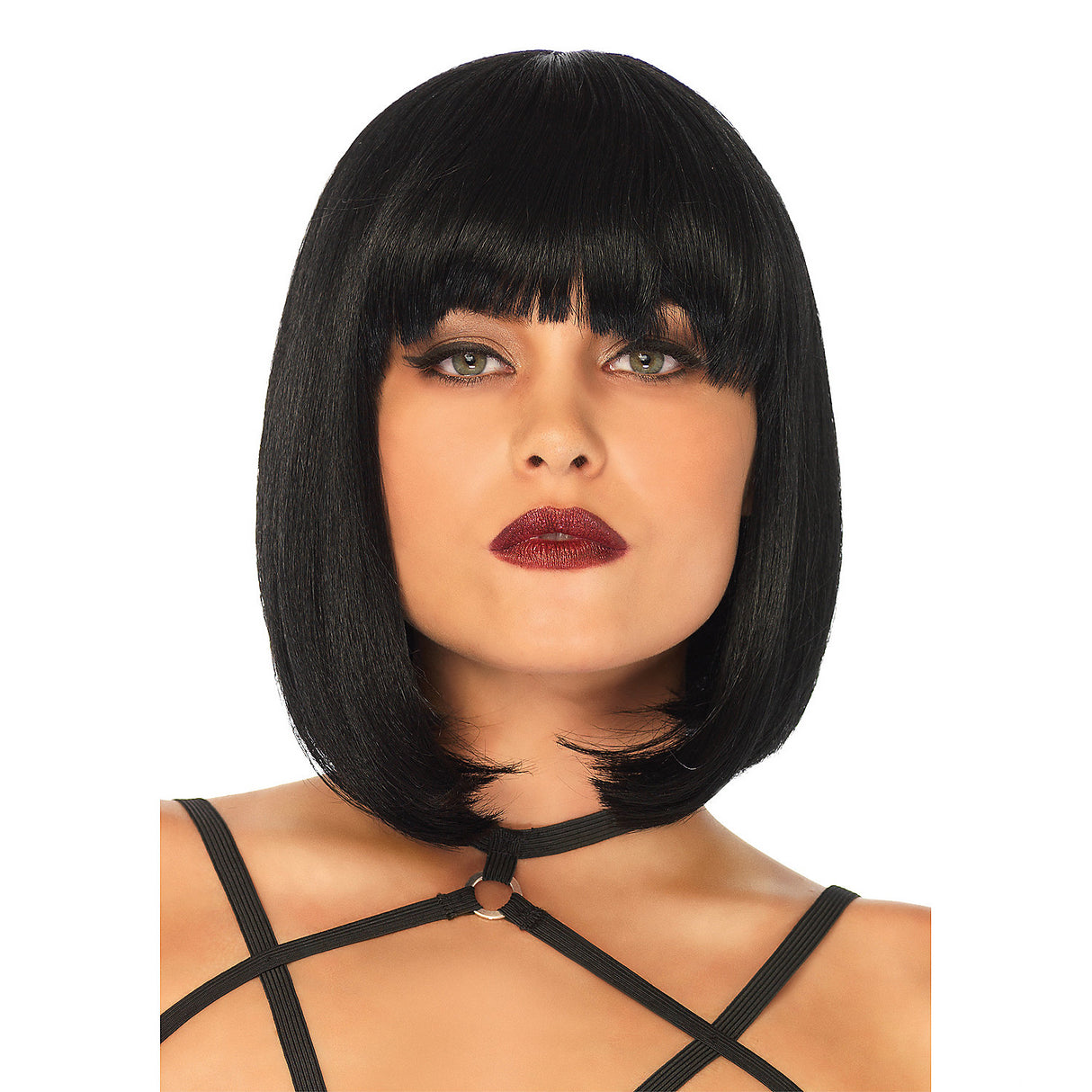 Stylish Short Natural Bob Wig for Adult Costumes Parties and Everyday Wear