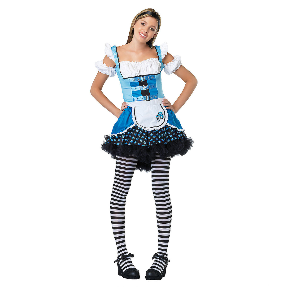 Enchanting Teen Alice Costume for Halloween Parties and Adventures in Wonderland